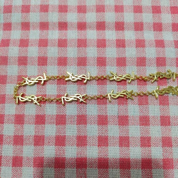 Yves Saint Laurent Gold Necklace - Picture 7 of 9